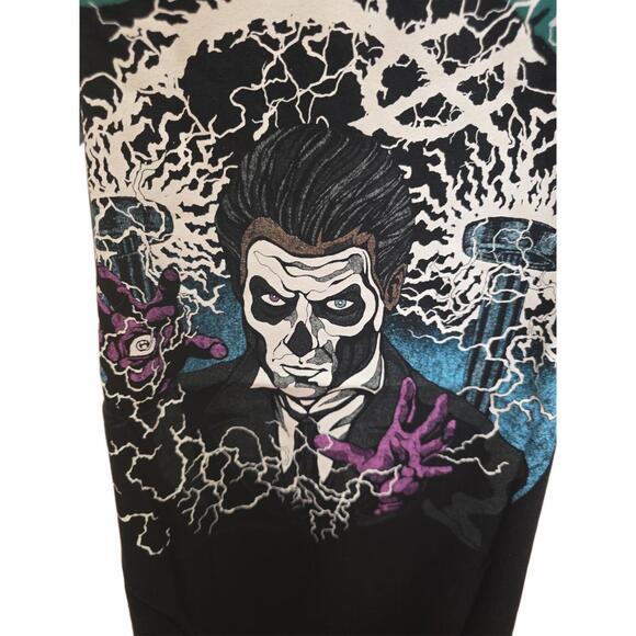 Ghost Band Graphic T-Shirt - Black with Papa Tesla Design, XL - Picture 6 of 9